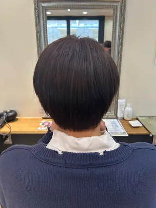 ショート カラー メンズ 松尾 遥花のヘアスタイル