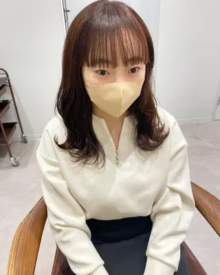 ミディアム 東京の技術を 京都で✂︎🕊️💖のヘアスタイル