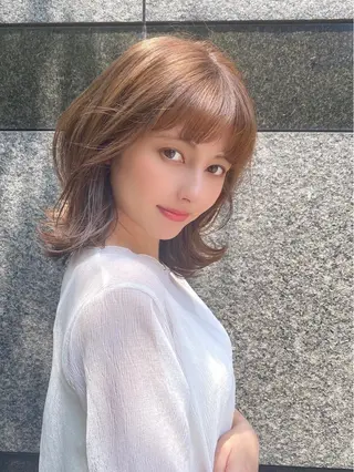 ミディアム 愛されヘア♪ 大森春奈のヘアスタイル