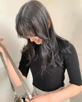 ロング カラー Bonheur所属・Bonheur銀座 /runaのヘアスタイル