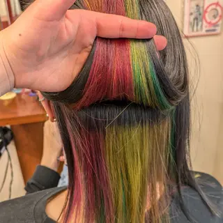 ミディアム カラー fuwat所属・秋葉原でカラーする なら🐉ちぇーたんのヘアスタイル