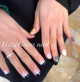 ミディアム HazeGrass NAILのネイルデザイン