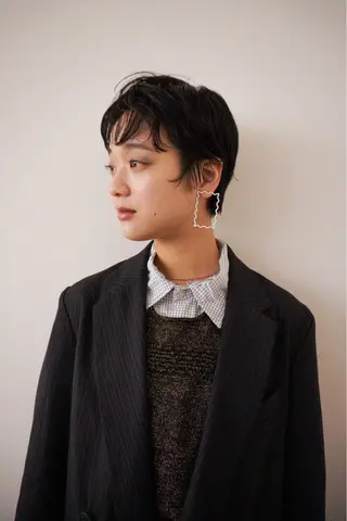 ショート メンズハイトーン/栄 /イトウタケルのヘアスタイル