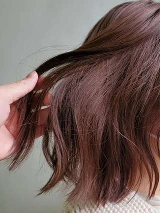 ミディアム カラー 鈴木 三保のヘアスタイル