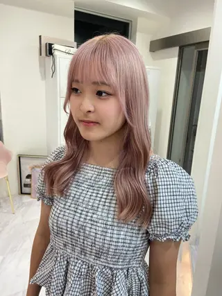 ミディアム カラー 名駅/ハイトーン /Y2k/YUNAのヘアスタイル