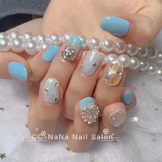 ネイル 💎CC・NaNa 韓国風ネイル🌙Cのネイルデザイン