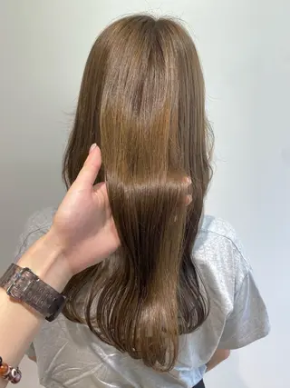 ロング カラー 透明感カラー/韓国 ヘア🩶yuri🩵のヘアスタイル