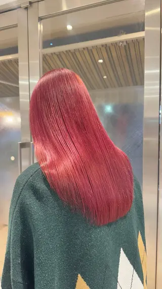 ロング 高円寺/艶カラー/ レイヤーカットのヘアスタイル