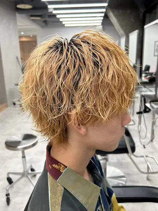 パーマ メンズ メンズパーマ/新潟/ 万代／田崎亮🌟のヘアスタイル