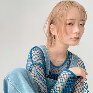 ミディアム カラー 🎗️comoda 神戸三宮 髪質改善のヘアスタイル