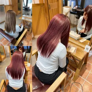 セミロング カラー 木村丈晴✂️ご来店 お待ちしてます😊のヘアスタイル