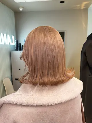 ミディアム カラー ブリーチカラー 🩵MIZUKIのヘアスタイル