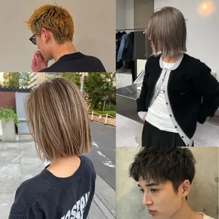 ショート カラー メンズ Leina /メンズ 特化/ヘッドスパのヘアスタイル
