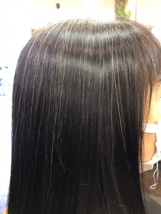 セミロング パーマ 桧山 真のヘアスタイル