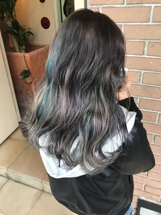 セミロング カラー パーマ ヘアアレンジ メンズ キッズ ネイル マツエク・マツパ 高比良 剛のヘアスタイル