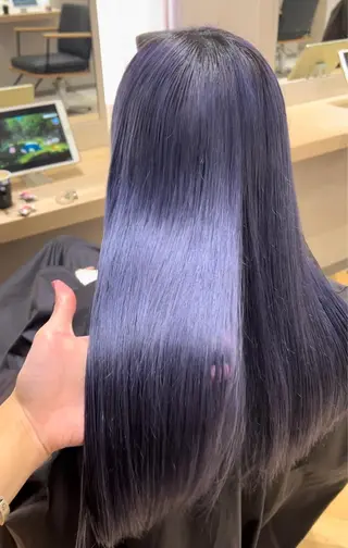 ロング 韓国ヘア🩶侑矢 艶髪透明感/福岡のヘアスタイル