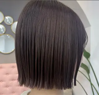 ミディアム 縮毛矯正メンズカット ひなたのヘアスタイル
