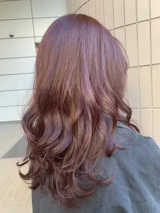 ロング カラー Zina天王寺 CHIAKIのヘアスタイル