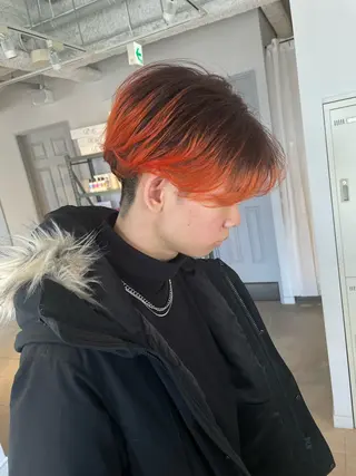 ミディアム パーマ メンズ 辻堂メンズ特化 YU-YAのヘアスタイル