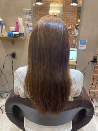 ロング 佐藤/本物志向の 髪質改善サロンのヘアスタイル