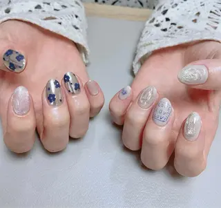ミディアム cattleya nailのネイルデザイン