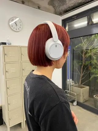 ショート カラー 顔周りカット/透明感 カラー/rioのヘアスタイル