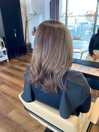 セミロング カラー STYLE エキシティ店所属・【似合わせパーマ】 STYLE 杉原　魁のヘアスタイル