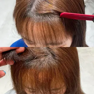 ミディアム 大石 陽菜のヘアスタイル