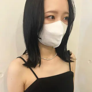 ミディアム 🍃透明感スタイル yu-ka🍃のヘアスタイル