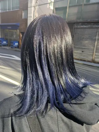 ミディアム カラー fuwat所属・秋葉原でカラーする なら🐉ちぇーたんのヘアスタイル