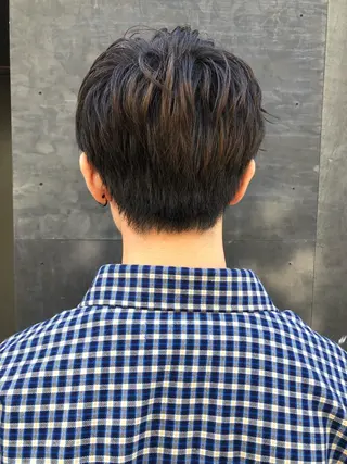 ショート メンズ🍃ナチュラル 韓国風ヘアRENのヘアスタイル