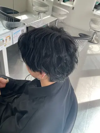 カラー メンズ 野崎 孝章のヘアスタイル