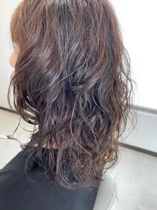 ミディアム パーマ Pilina所属・伊丹Pilina 山田のヘアスタイル