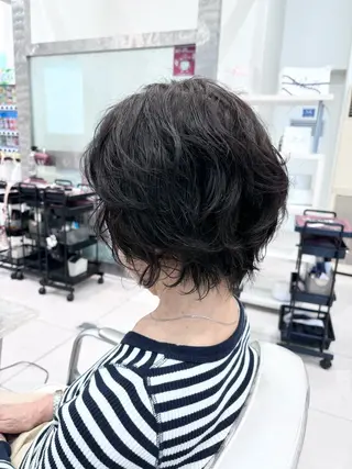 ショート パーマ 🐧デザインパーマ 🐧小沢有佑のヘアスタイル