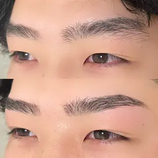 メンズ アイブロウ i plus mahoのマツエク・マツパデザイン