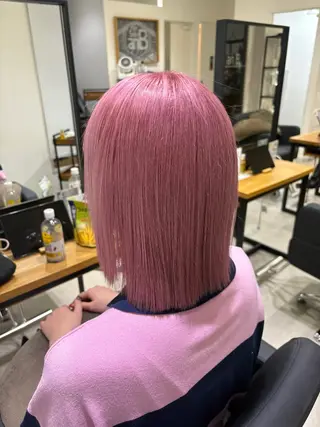 カラー anB アオイのヘアスタイル
