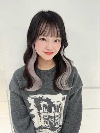 ロング りおな/エクステ /ミルクティーカラーのヘアスタイル