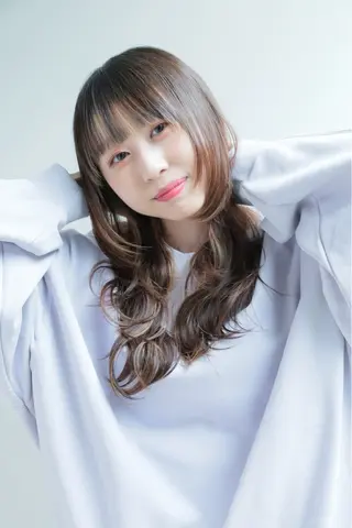 ロング カラー パーマ stylist/ボブ ことの/韓国レイヤーのヘアスタイル