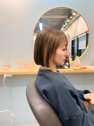 ショート カラー 前田 健太のヘアスタイル