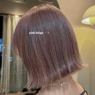 カラー 【ハイトーンボブ】 👩🏼HONOKAのヘアスタイル