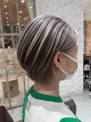 ショート カラー 銀座《髪質改善》 垢抜け✨布施拓也のヘアスタイル