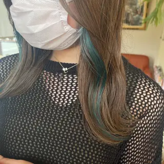 ロング カラー PUUR所属・🍒鈴木 エミリ🍒のヘアスタイル