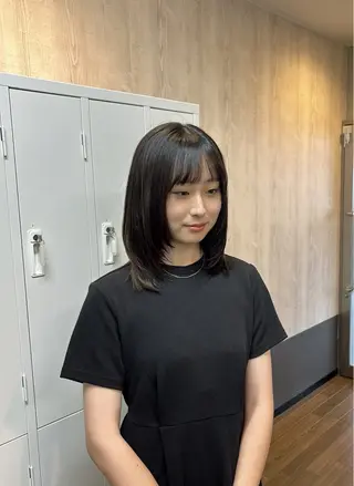 ミディアム 🩵 honoka🩵のヘアスタイル