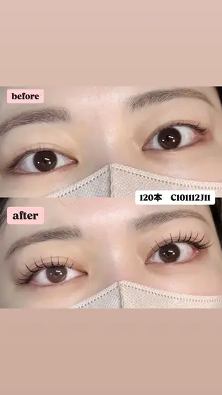 マツエク・マツパ 眉毛/まつげ 山川　あやめの眉毛・アイブロウイメージ