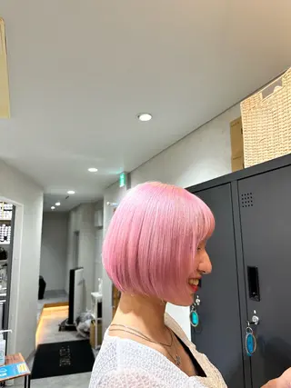 ショート カラー JOS所属・上野ハイトーン/デ ザイン✂︎touiのヘアスタイル