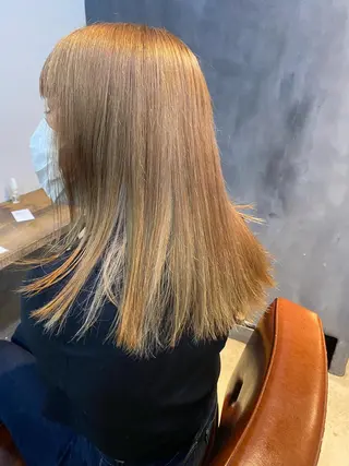 セミロング カラー loty hair design所属・SEIRA🤍 レイヤーカットのヘアスタイル