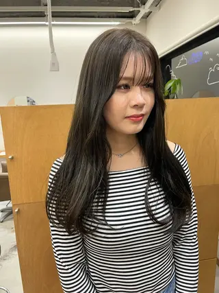 ロング カラー miyu /レイヤー/ブリーチのヘアスタイル