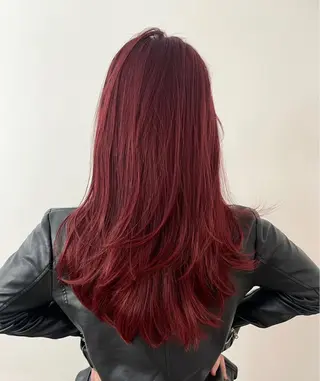 ロング カラー ALBUM新宿所属・リクト /レイヤーカットのヘアスタイル