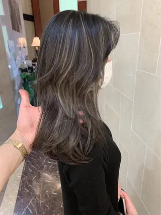 カラー 大人パーマ特化 心斎橋本町/えざわのヘアスタイル