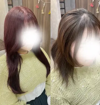 Beginning所属・エガワ ミヤビのヘアスタイル